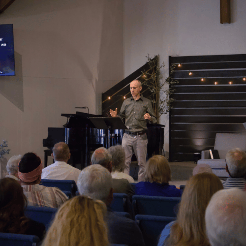 Pastor Nicky preaching at Kokomo Christian Fellowship