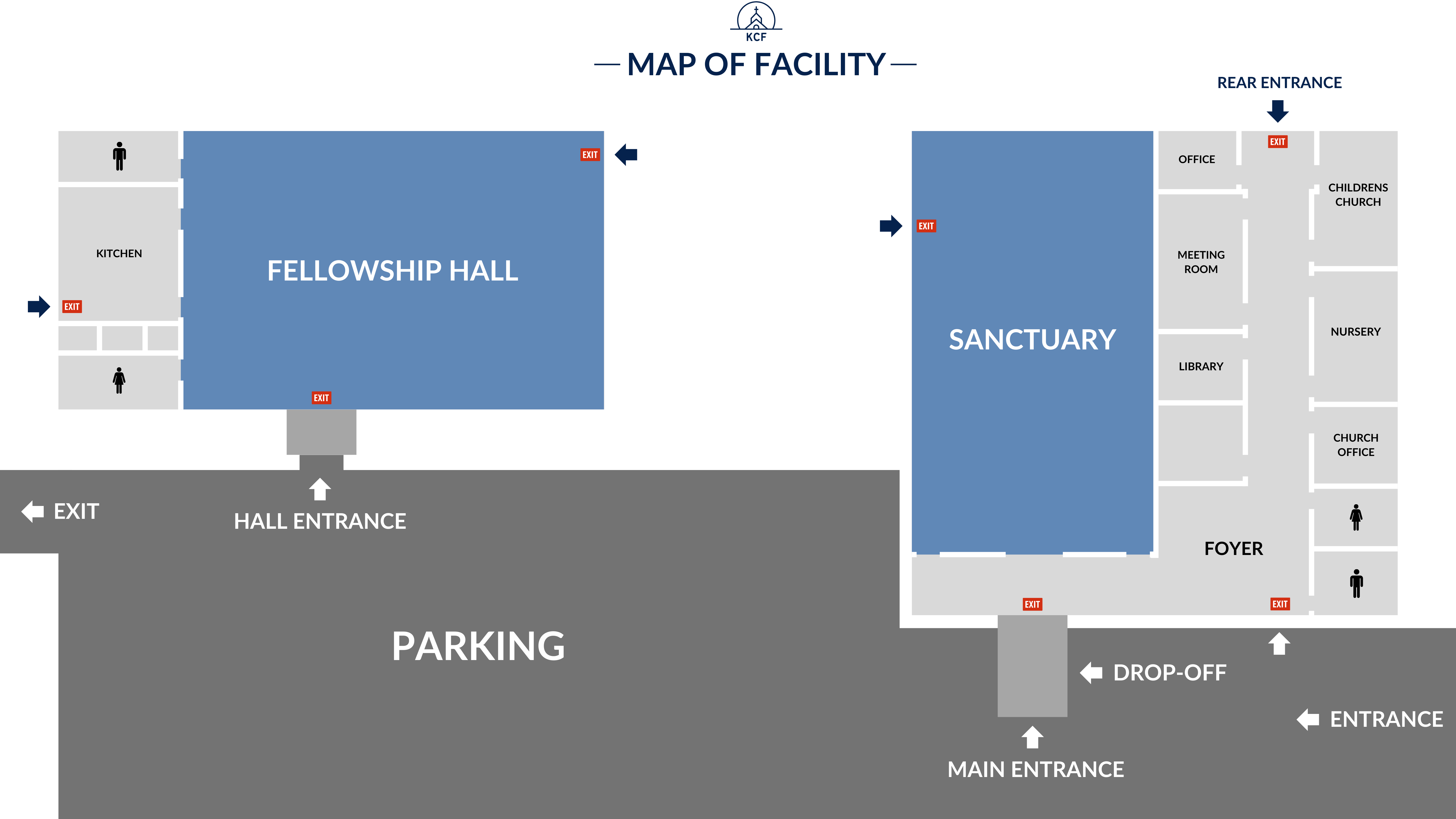 Map of Kokomo Christian Fellowship